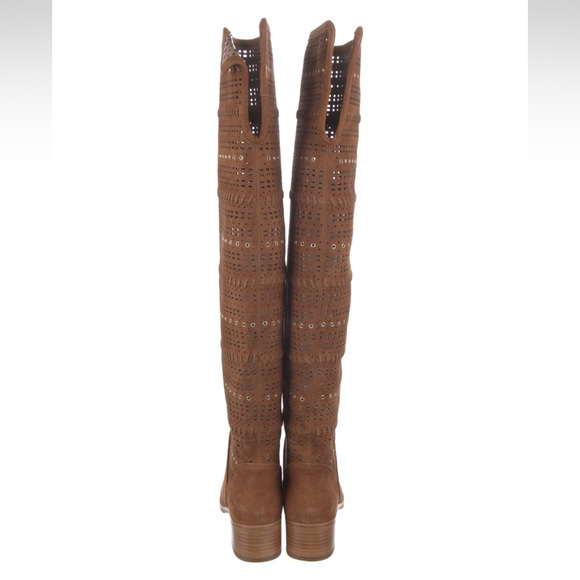 Donald Pliner Devya Tall Suede Boots - Picture 5 of 15